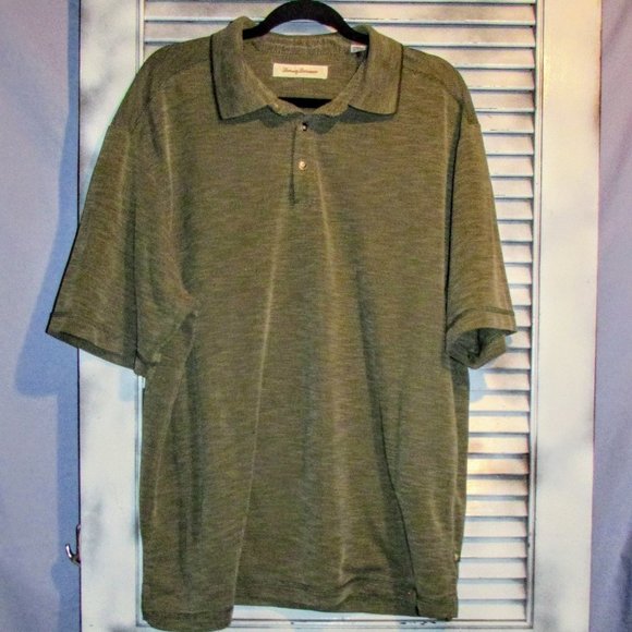 Tommy Bahama XL Green Lightweight Polo - Picture 3 of 12